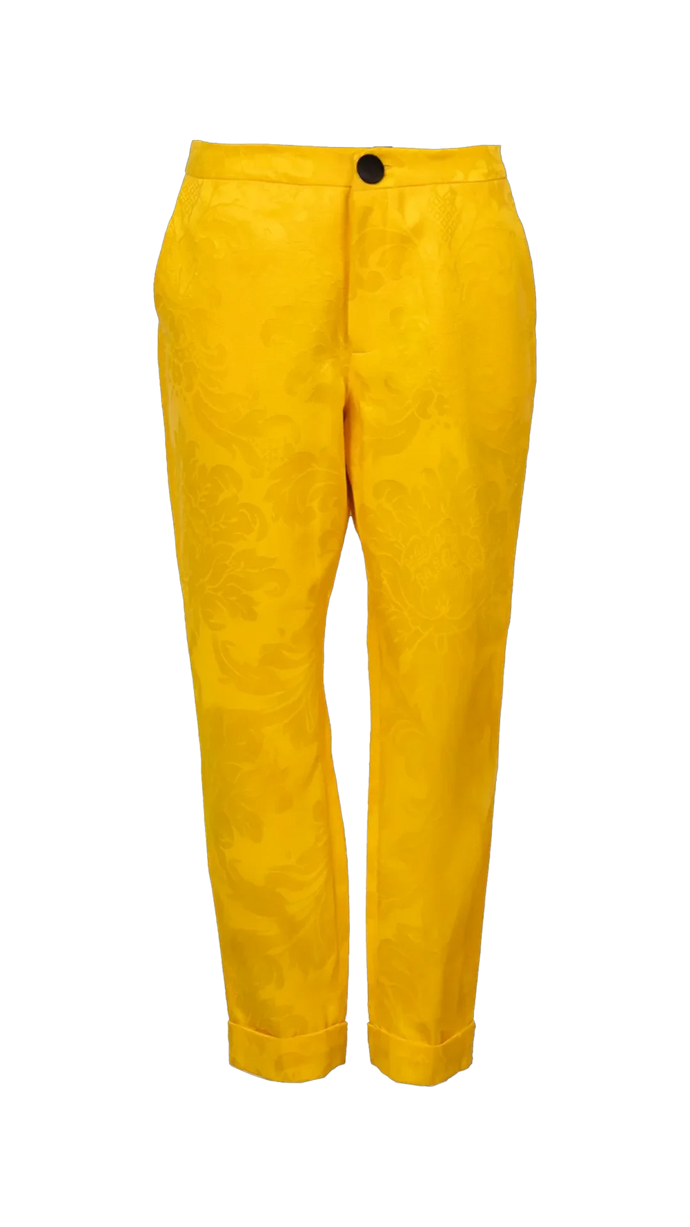 Calça Amarela Textura