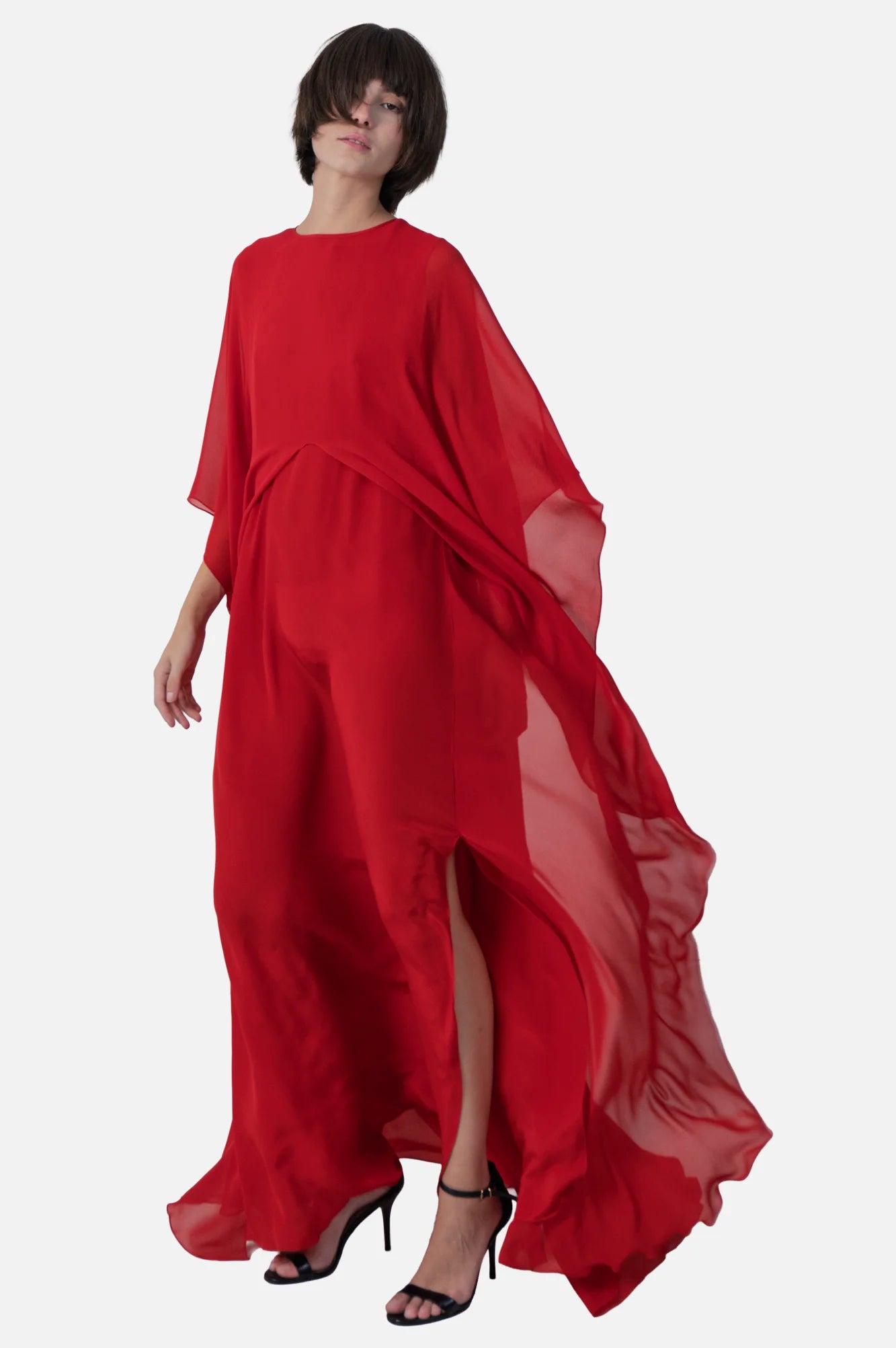 Vestido Vermelho Detalhe