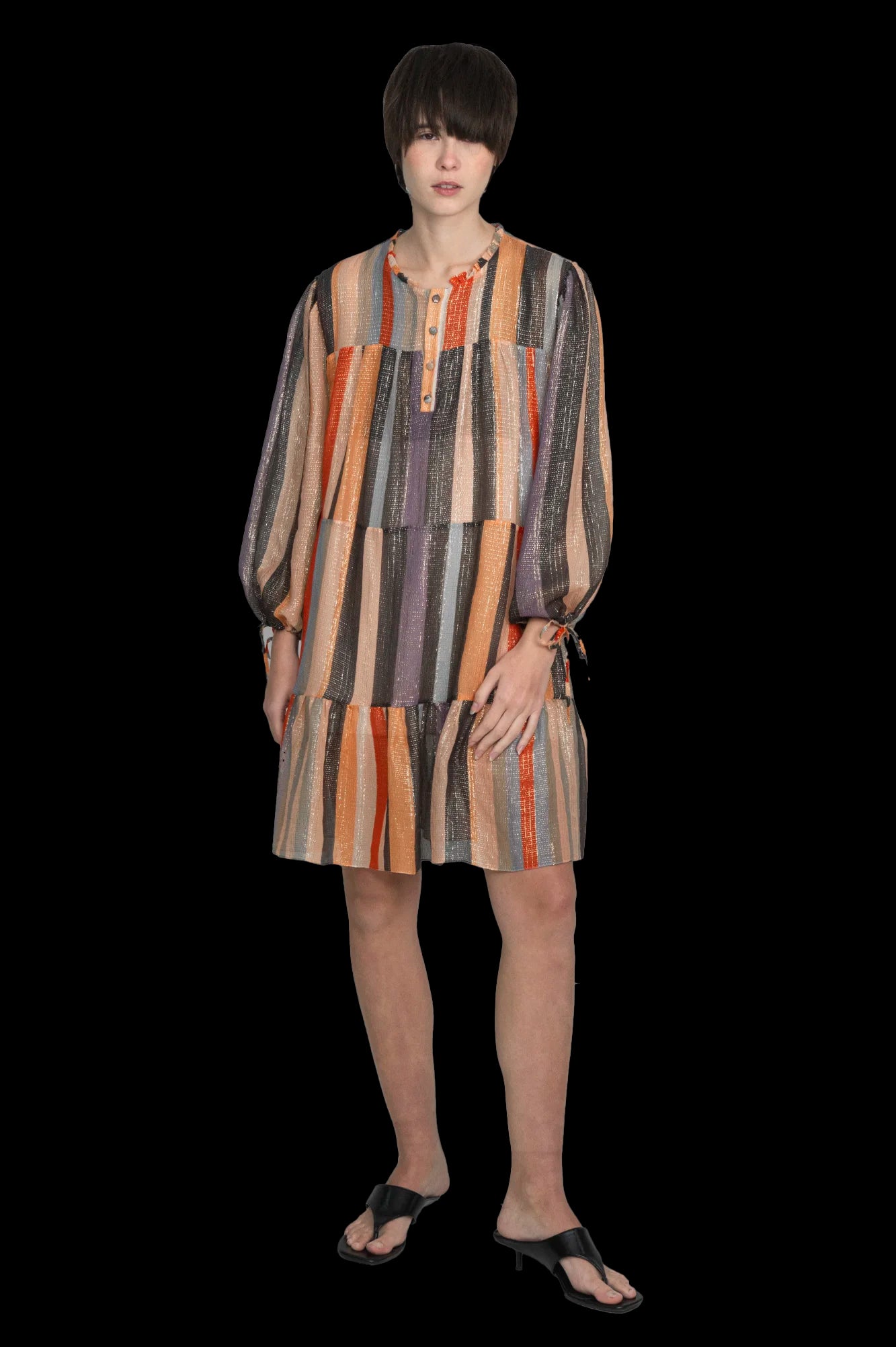 Vestido Color Listrado