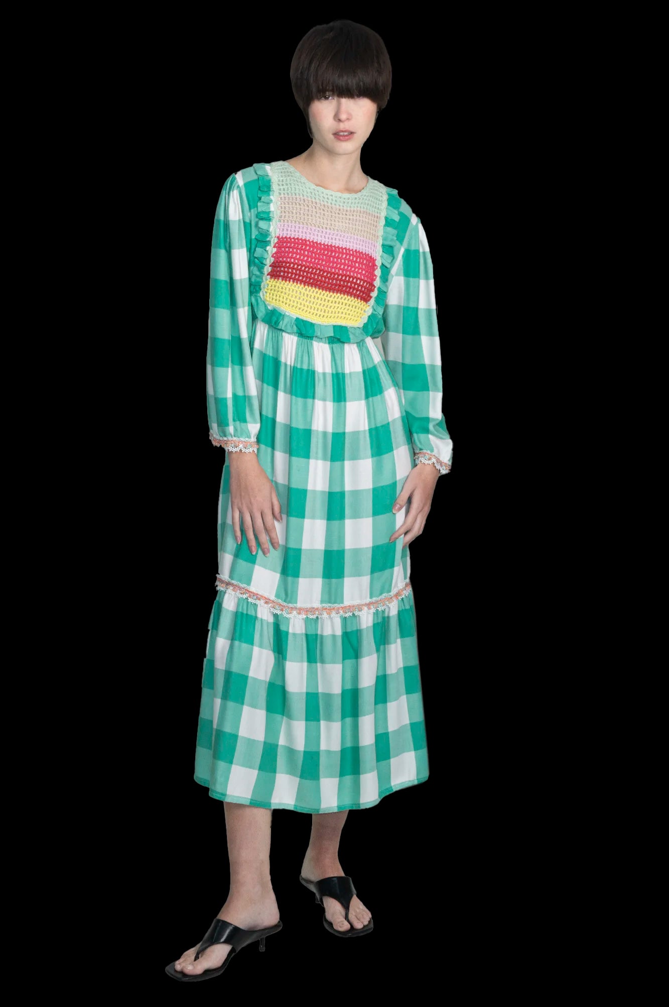 Vestido Color Crochê