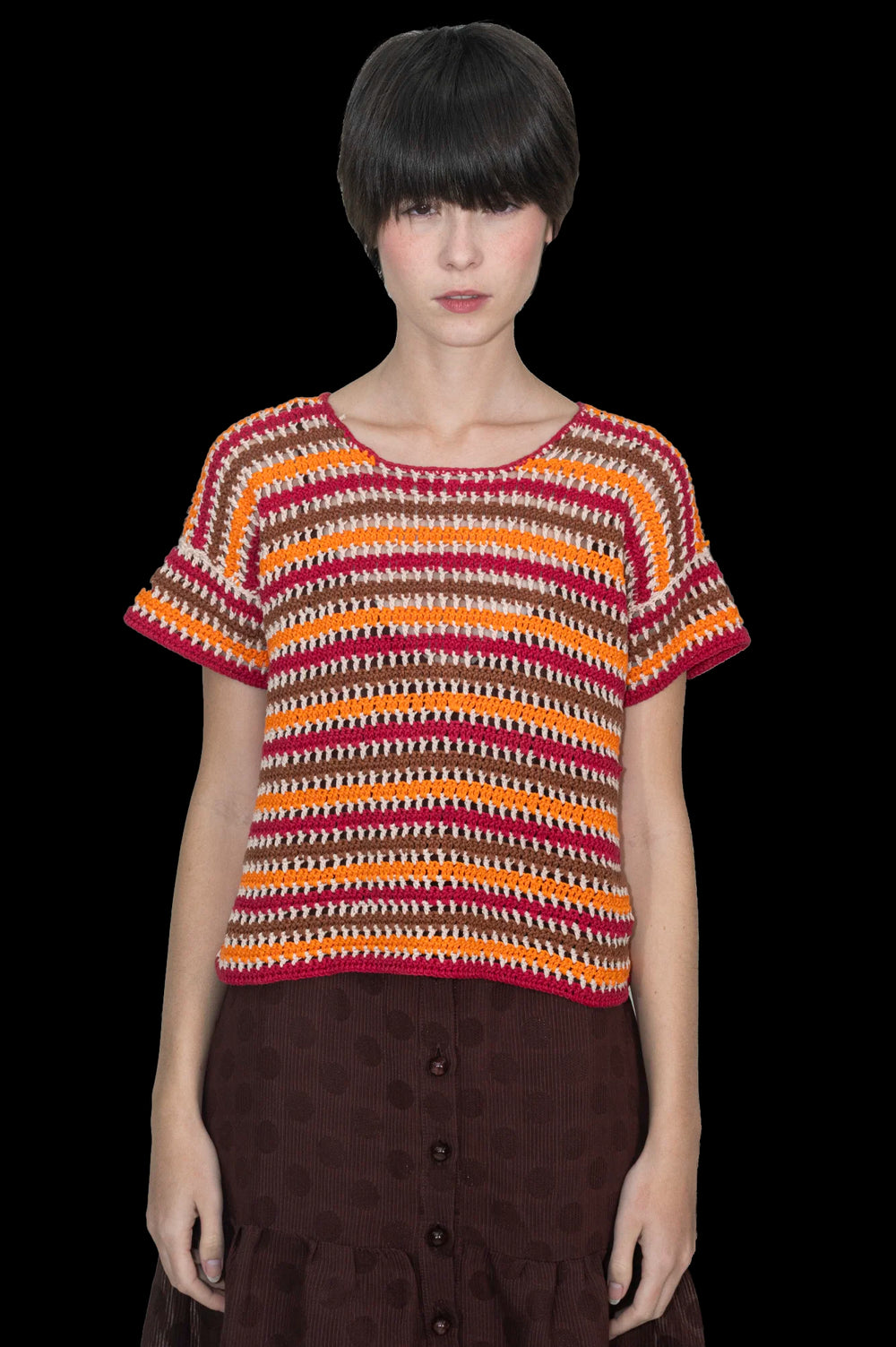 Blusa Color Crochê Garimpo Adda