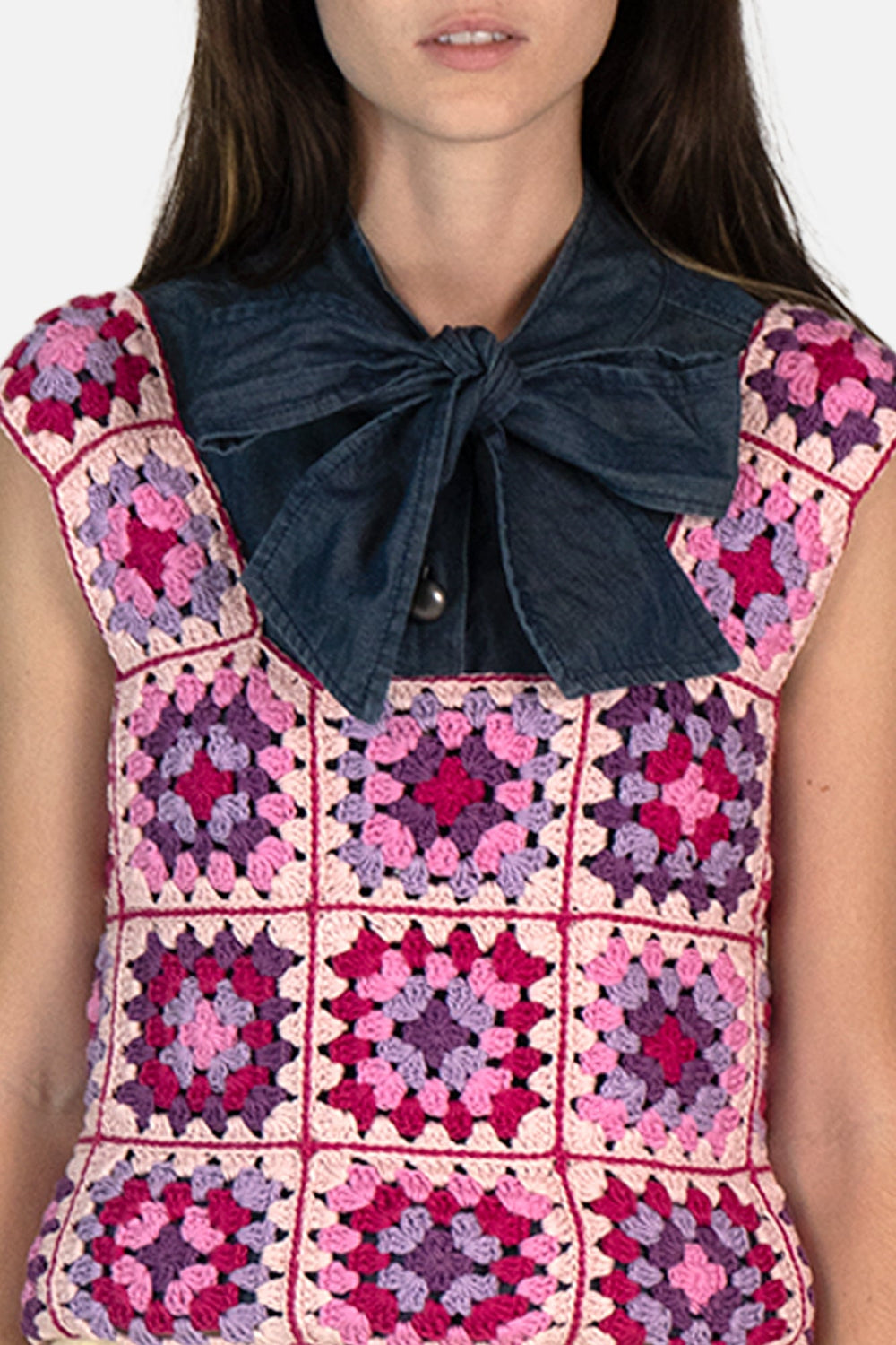 Blusa Color Croche Blusa ONG VALADARES