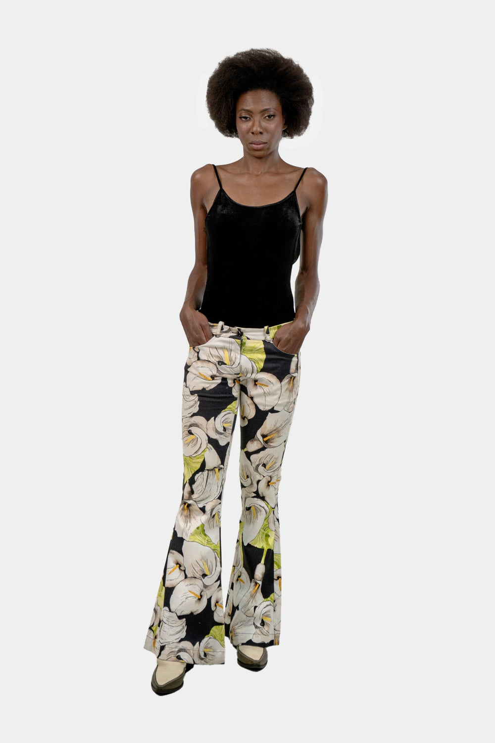 Calça Color Floral Calça Isolda