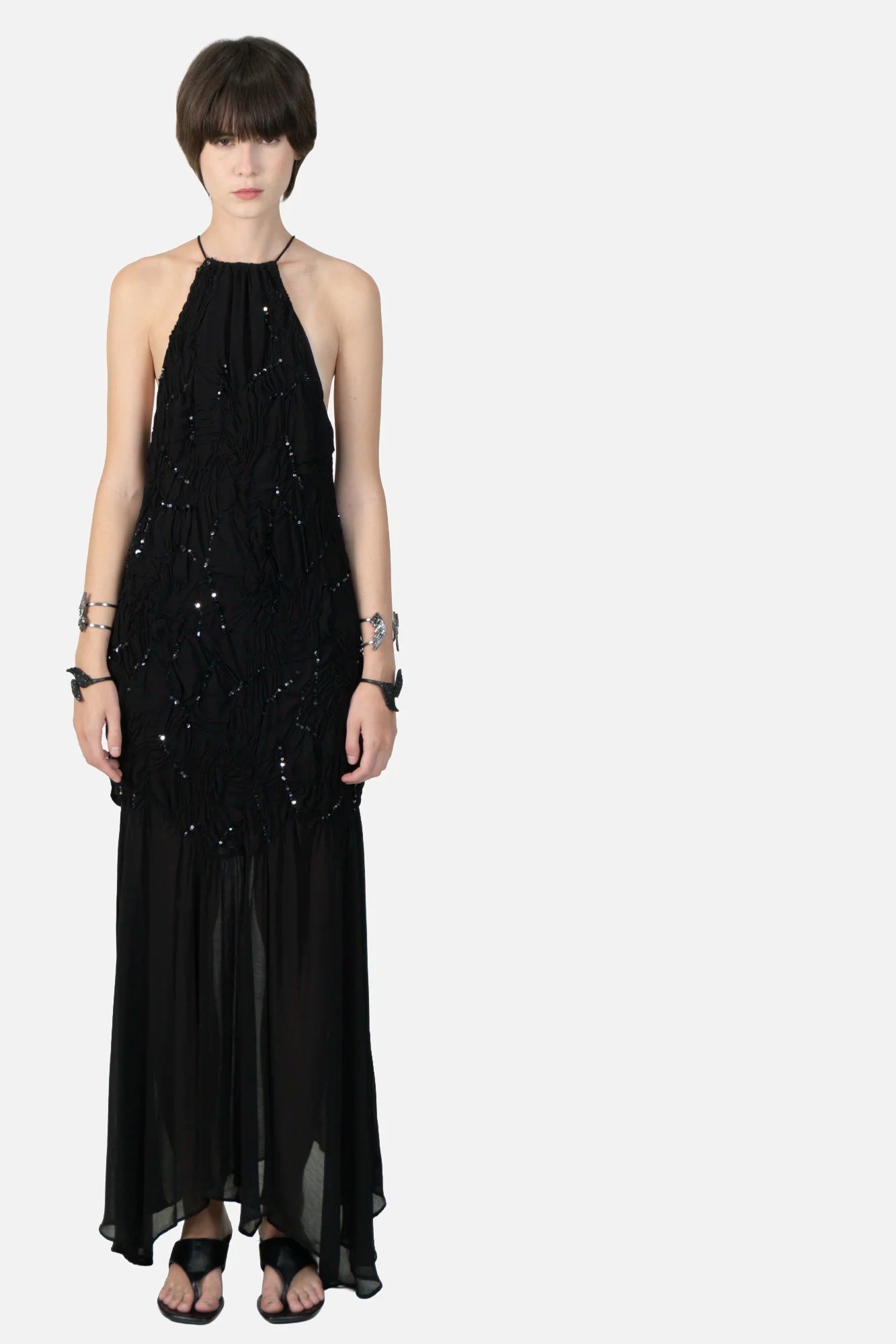 Vestido Preto Paetê