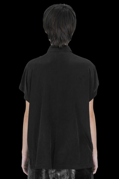 Camisa Preta Seda Animale