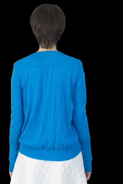 Suéter Azul Linha Lacoste