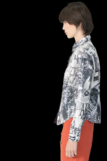 Camisa Bicolor Textura Garimpo Adda
