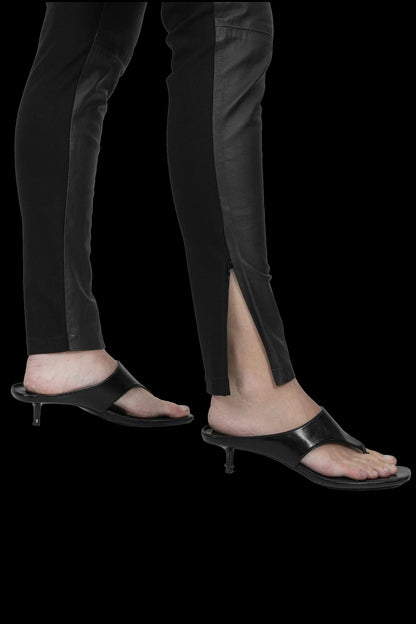 Calça Preta Couro PatBo