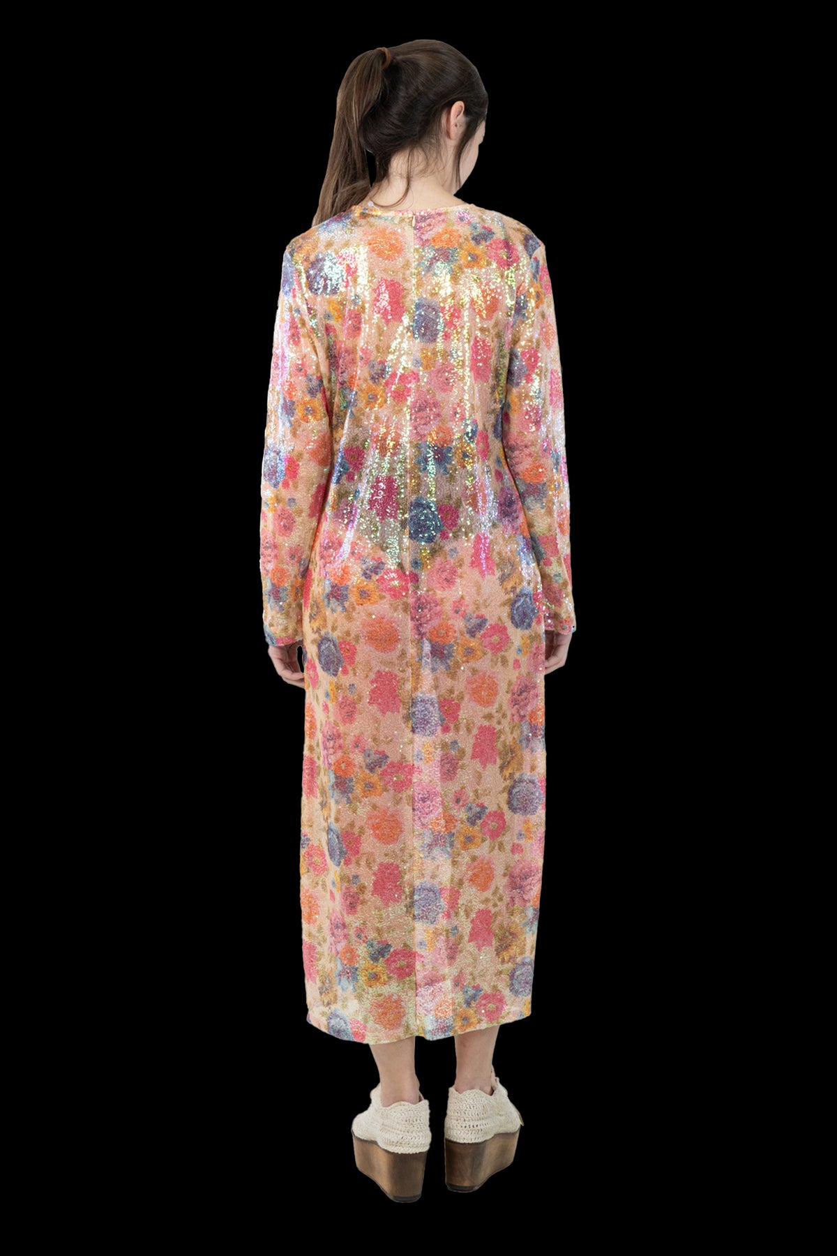 Vestido Color Paetê