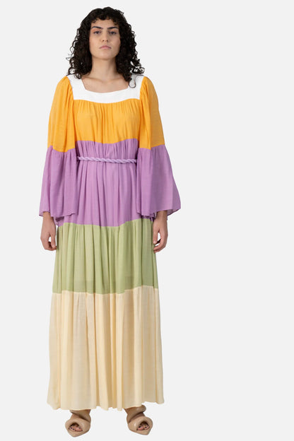 Vestido Color Longo TIG - Renata Figueredo