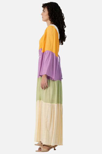 Vestido Color Longo TIG - Renata Figueredo