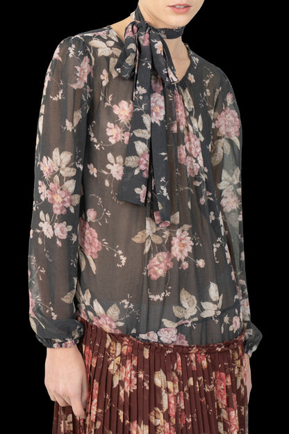 Vestido Plissado Seda Zimmermann