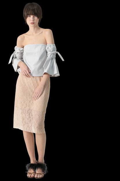 Blusa Cinza Detalhe NK