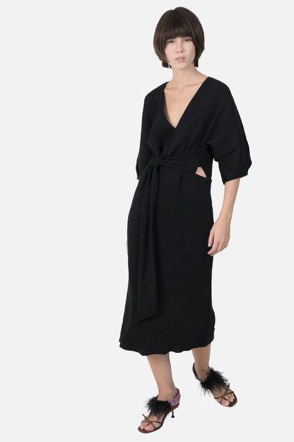 Vestido Preto Detalhe Cris Barros