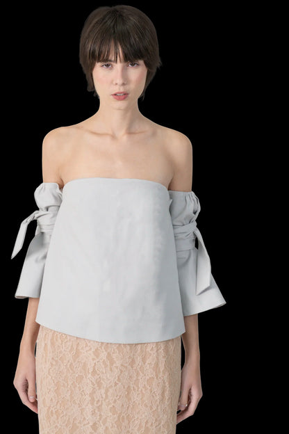 Blusa Cinza Detalhe NK