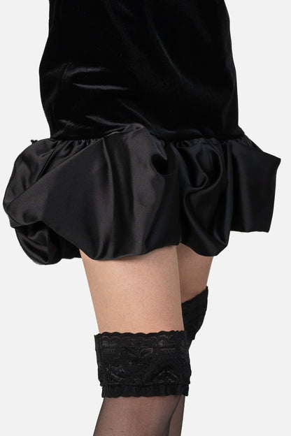 Vestido Preto Babado Zara