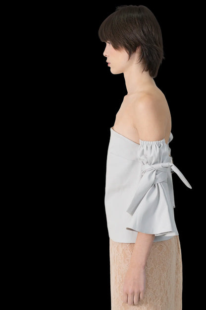 Blusa Cinza Detalhe NK