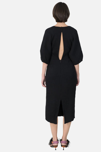 Vestido Preto Detalhe Cris Barros
