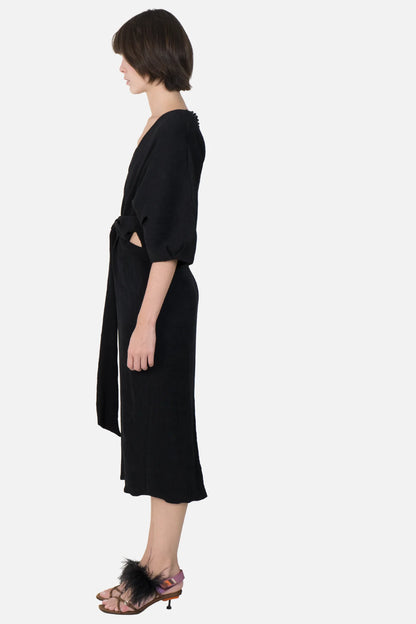 Vestido Preto Detalhe Cris Barros