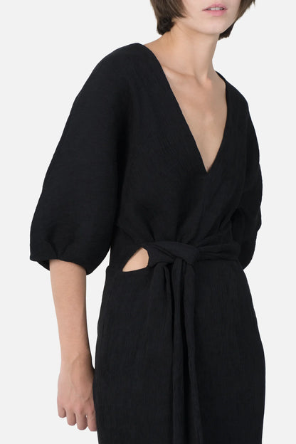 Vestido Preto Detalhe Cris Barros
