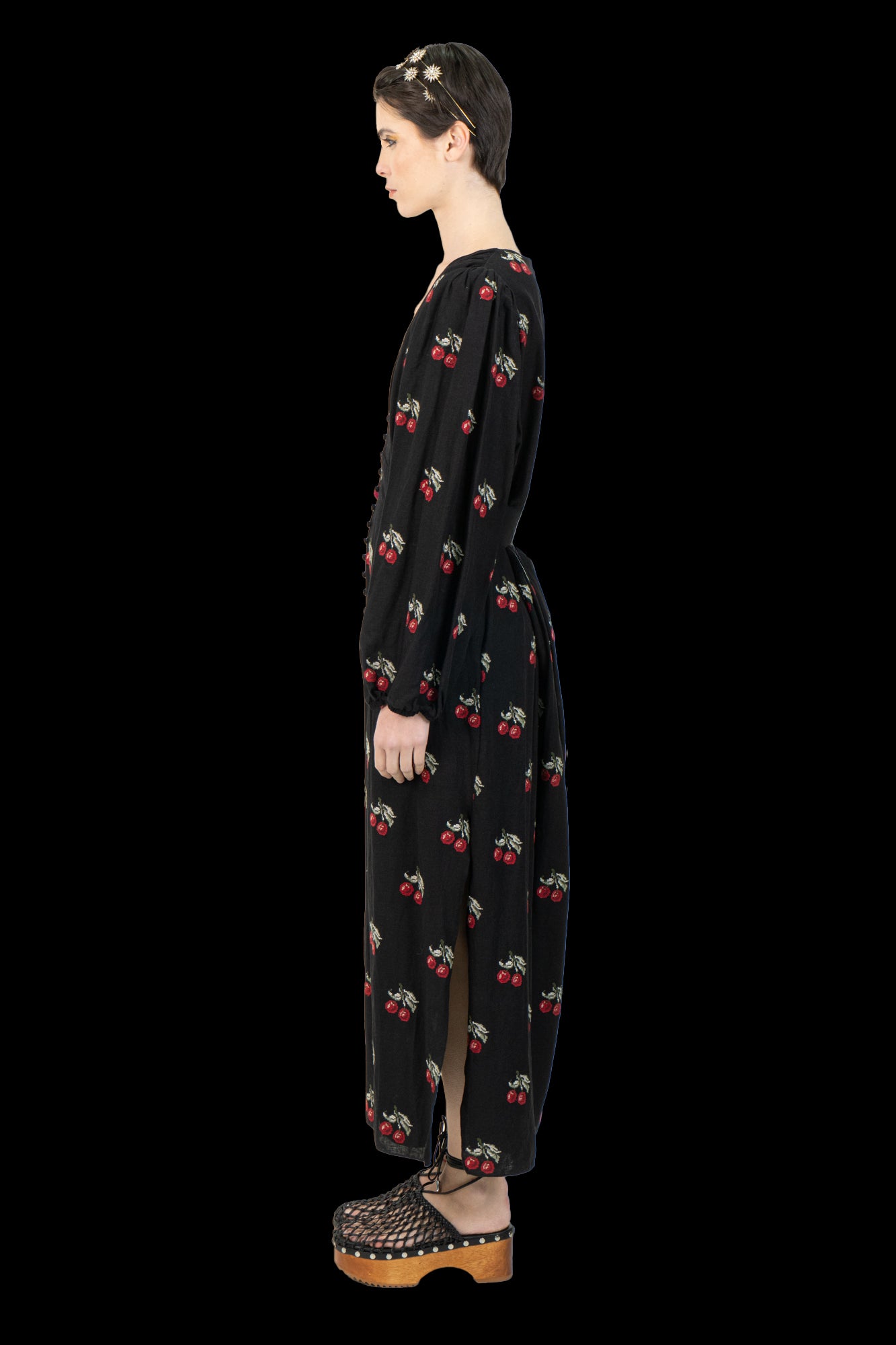 Vestido Preto Bordado