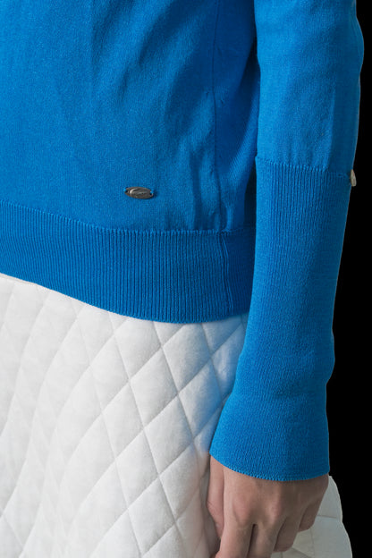 Suéter Azul Linha Lacoste