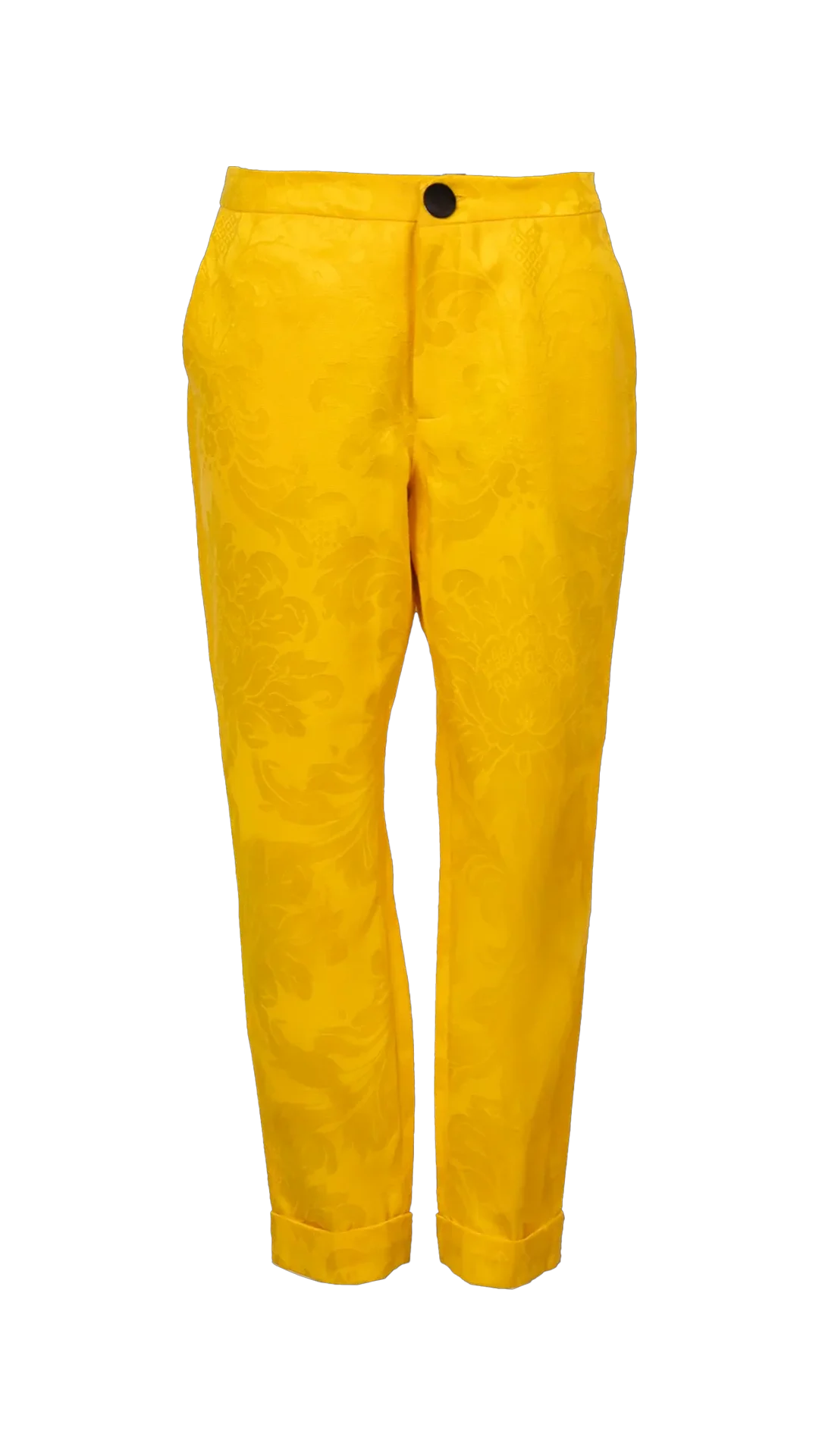 Calça Amarela Textura