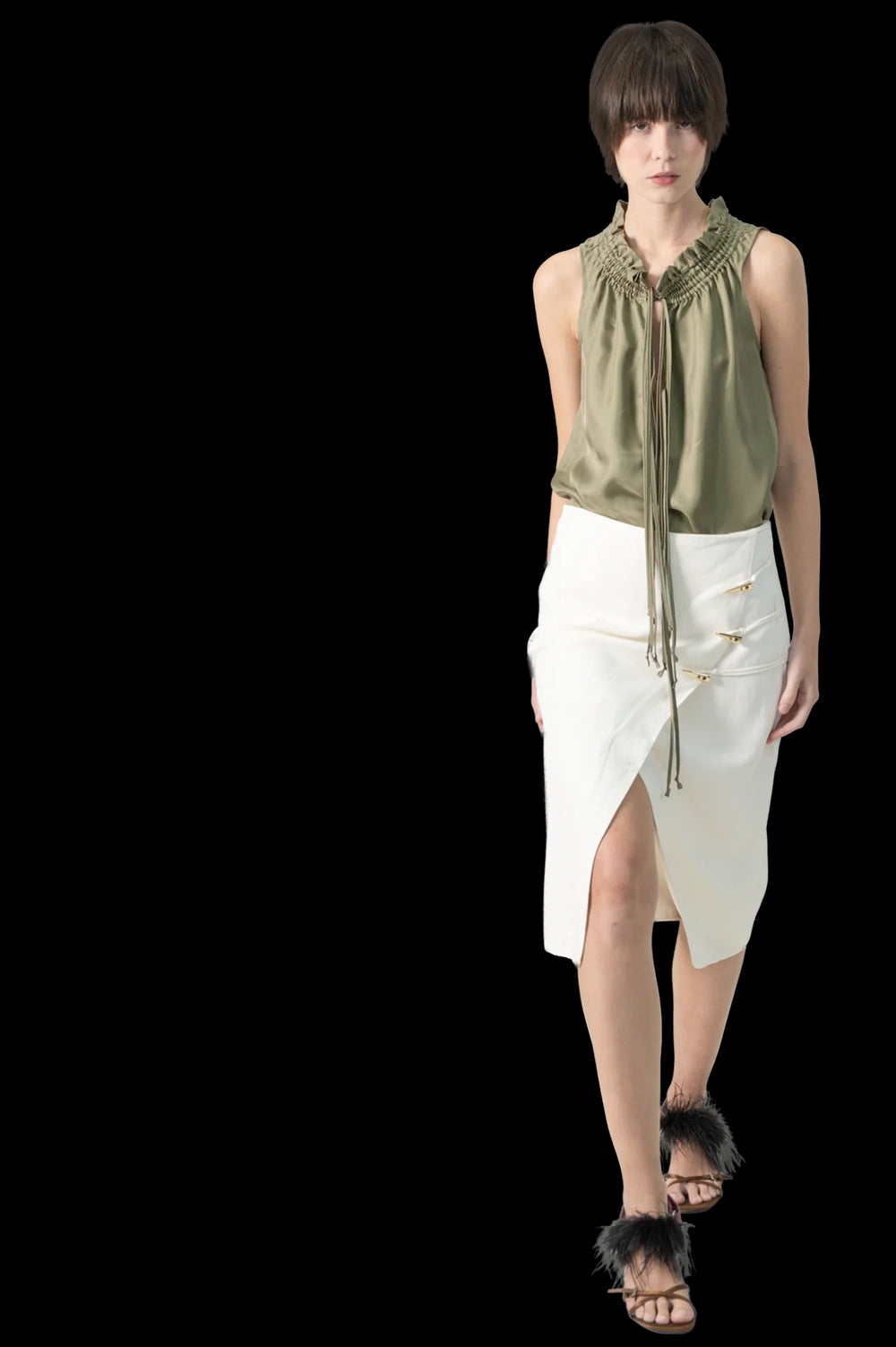 Camiseta Verde Detalhe