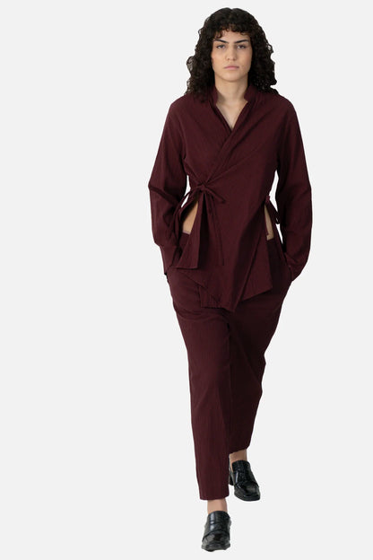 Conjunto Vinho Transpassado Zara