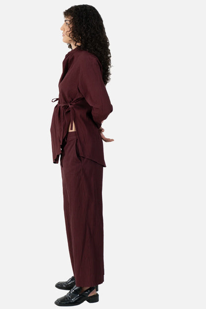 Conjunto Vinho Transpassado Zara