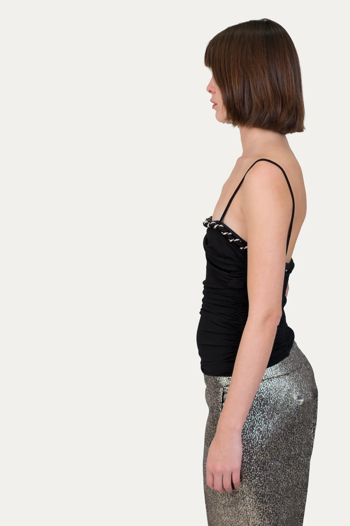 Camiseta Preta Detalhe
