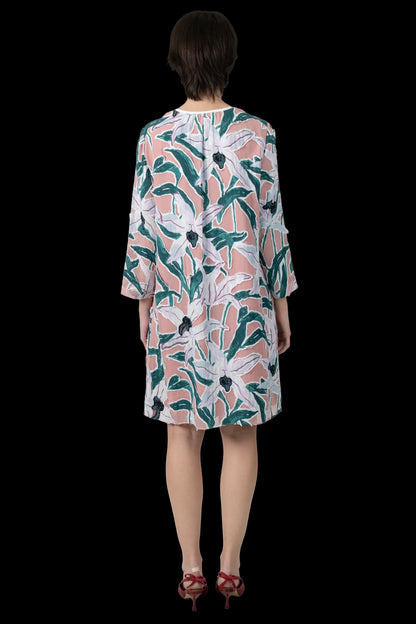 Vestido Color Detalhe Tory Burch