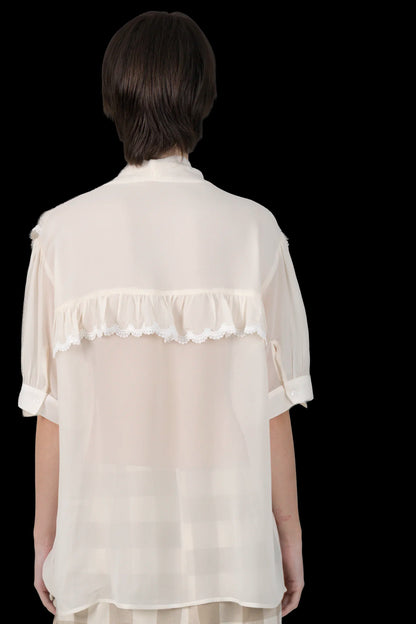 Camisa Off Detalhe Carol Bassi