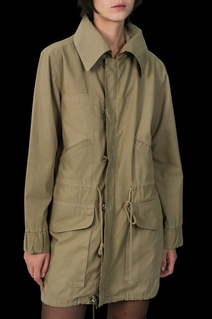 Parka Verde Detalhe Mixed