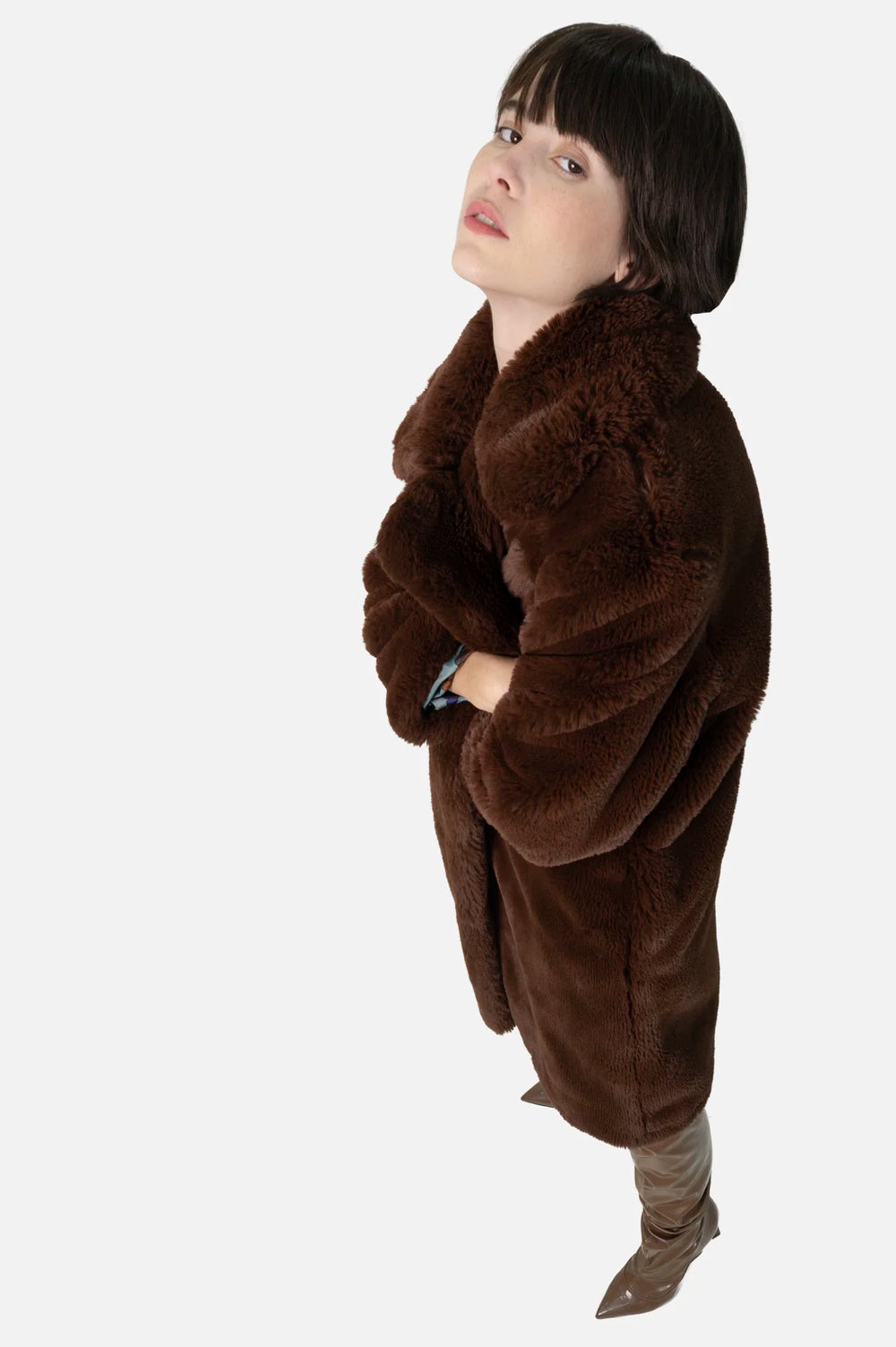 Casaco Marrom Pelo