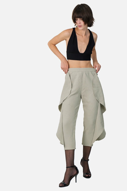 Calça Verde Detalhe Paula Raia