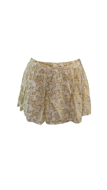 Saia Dourada Mini Abercrombie&Fitch