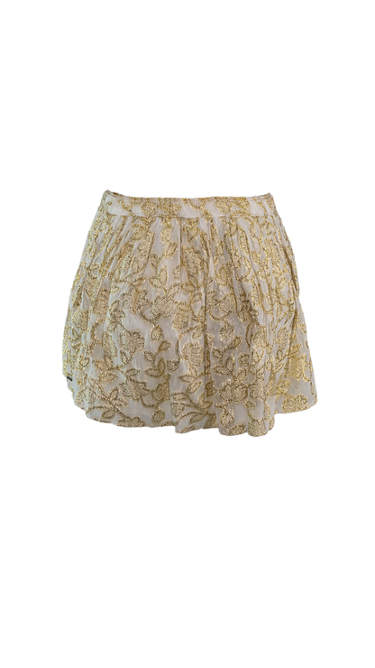 Saia Dourada Mini Abercrombie&Fitch