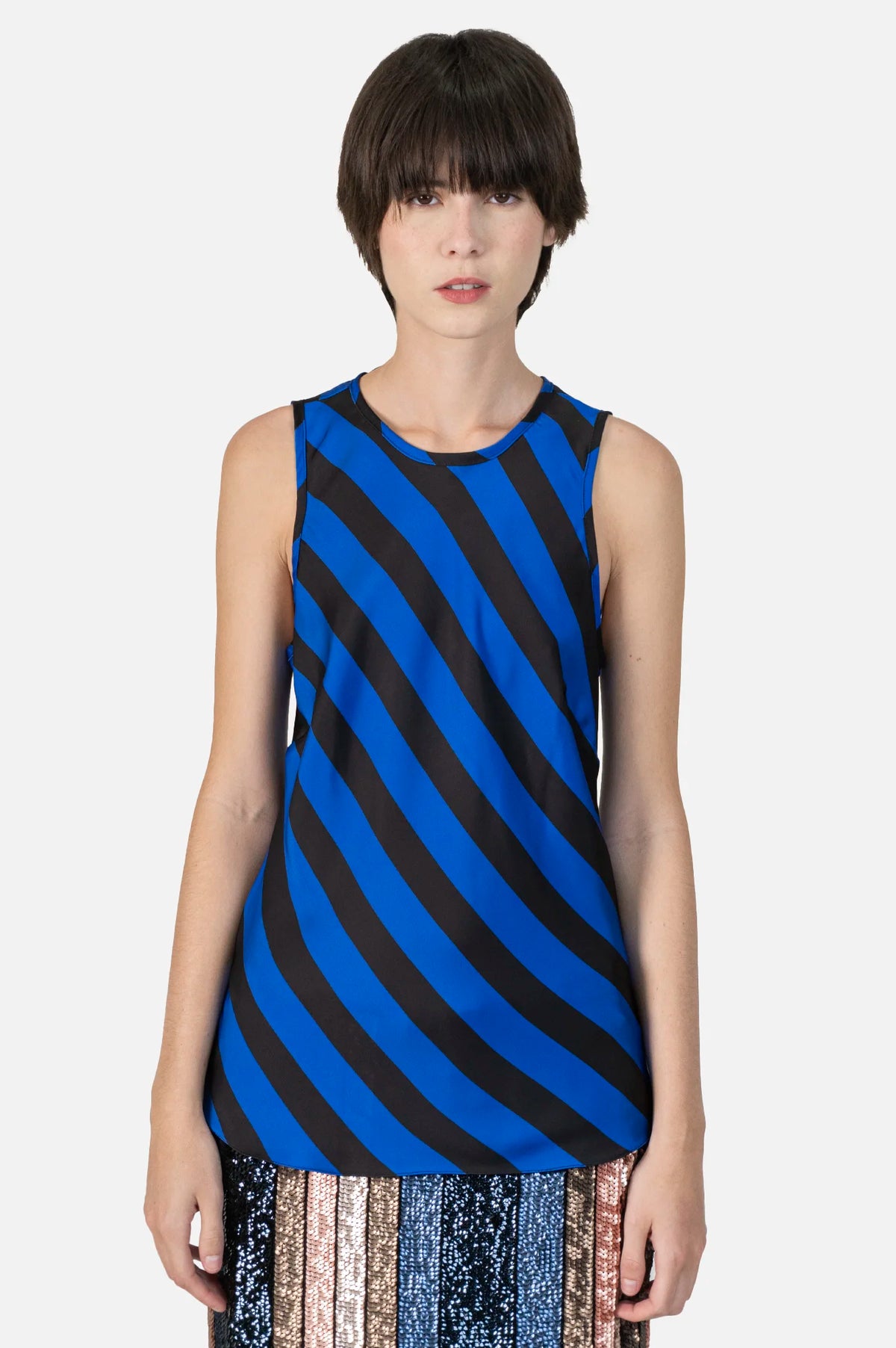 Camiseta Bicolor Seda
