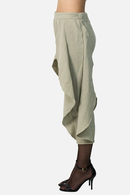 Calça Verde Detalhe Paula Raia