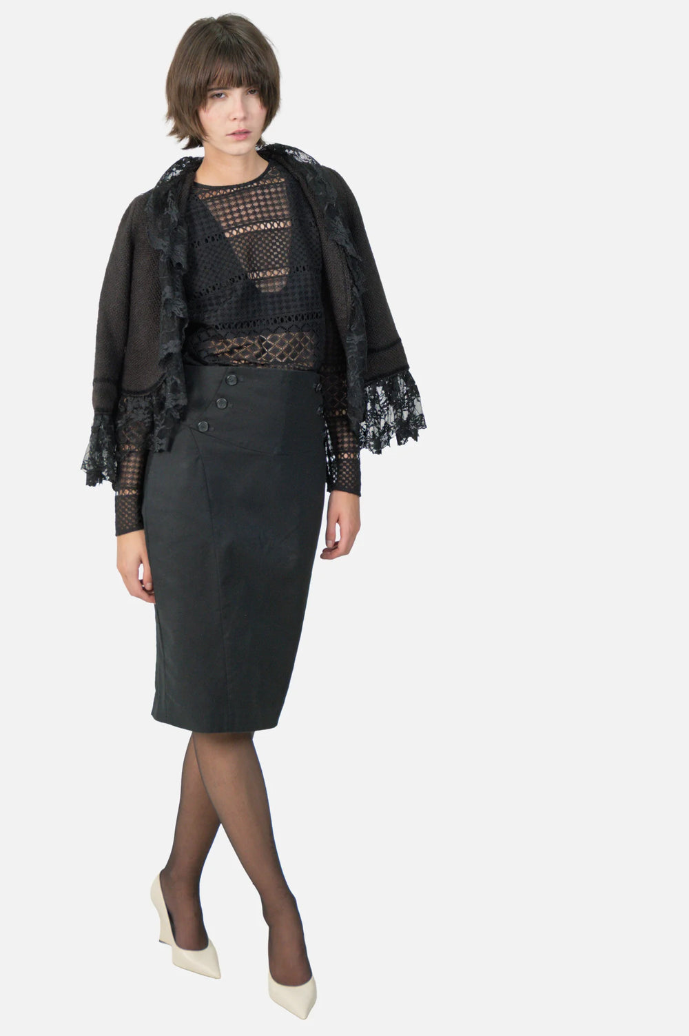 Casaqueto Preto Textura