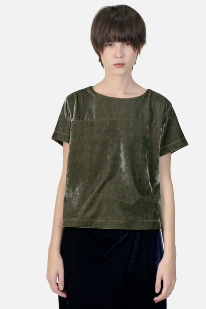 Blusa Verde Veludo Cia Marítima
