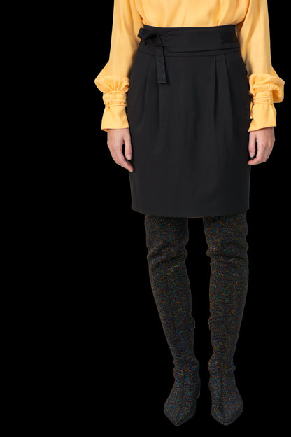 Saia Preta Detalhe Hugo Boss