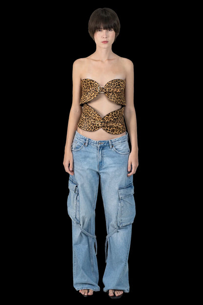 Calça Cargo Detalhe Zara