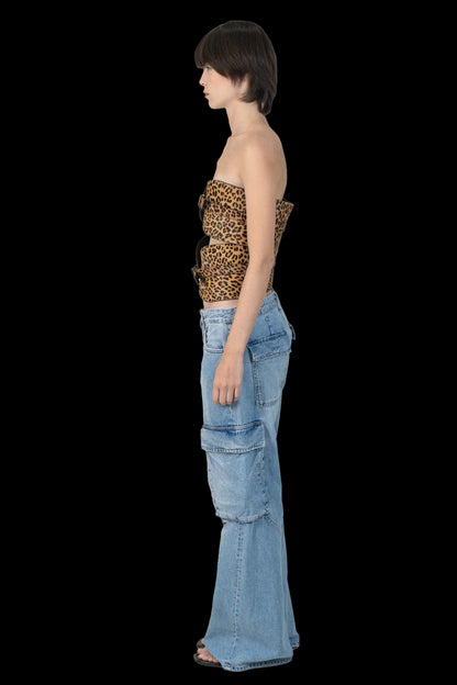 Calça Cargo Detalhe Zara
