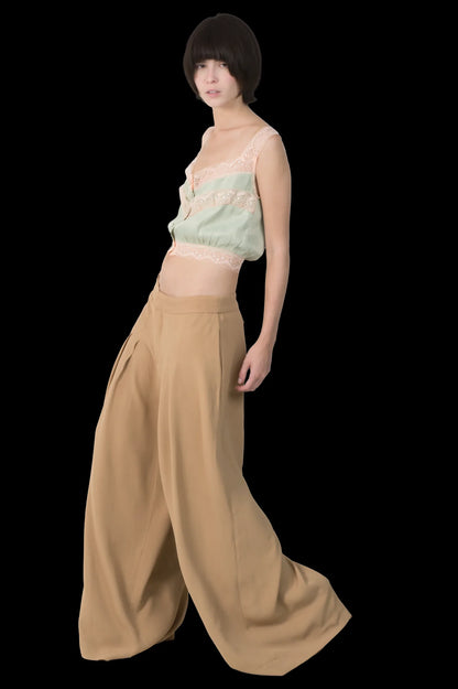 Cropped Color Renda Garimpo Adda