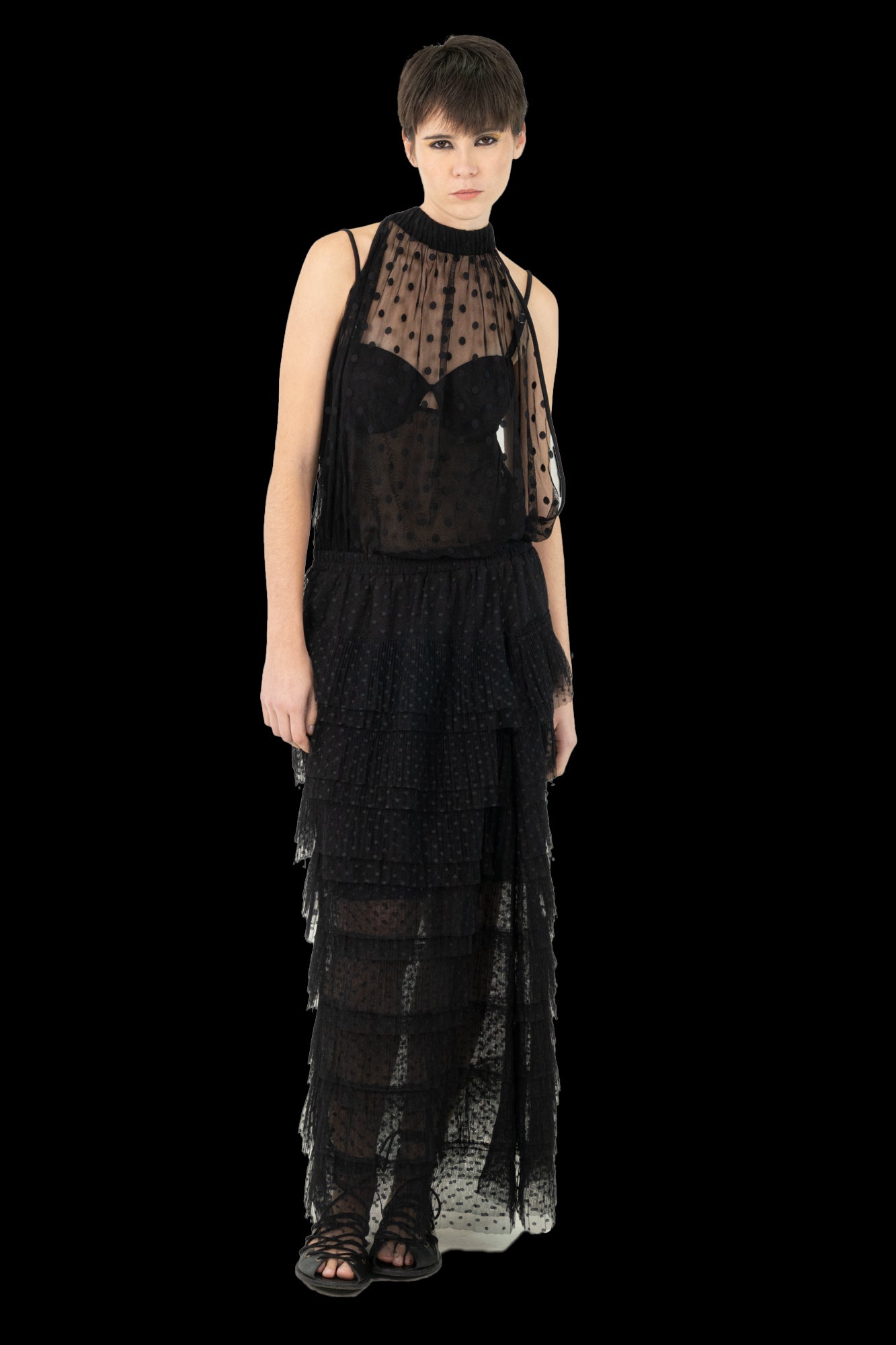 Body Preto Transparente