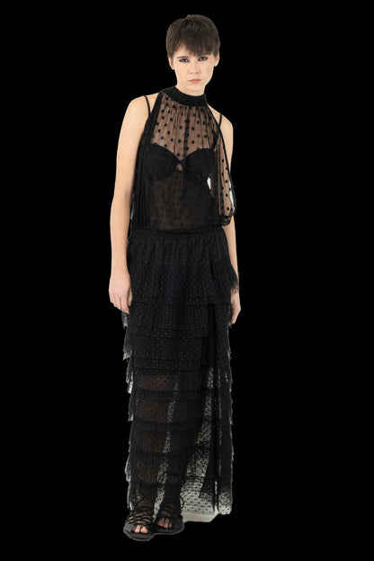 Body Preto Transparente Zimmermann