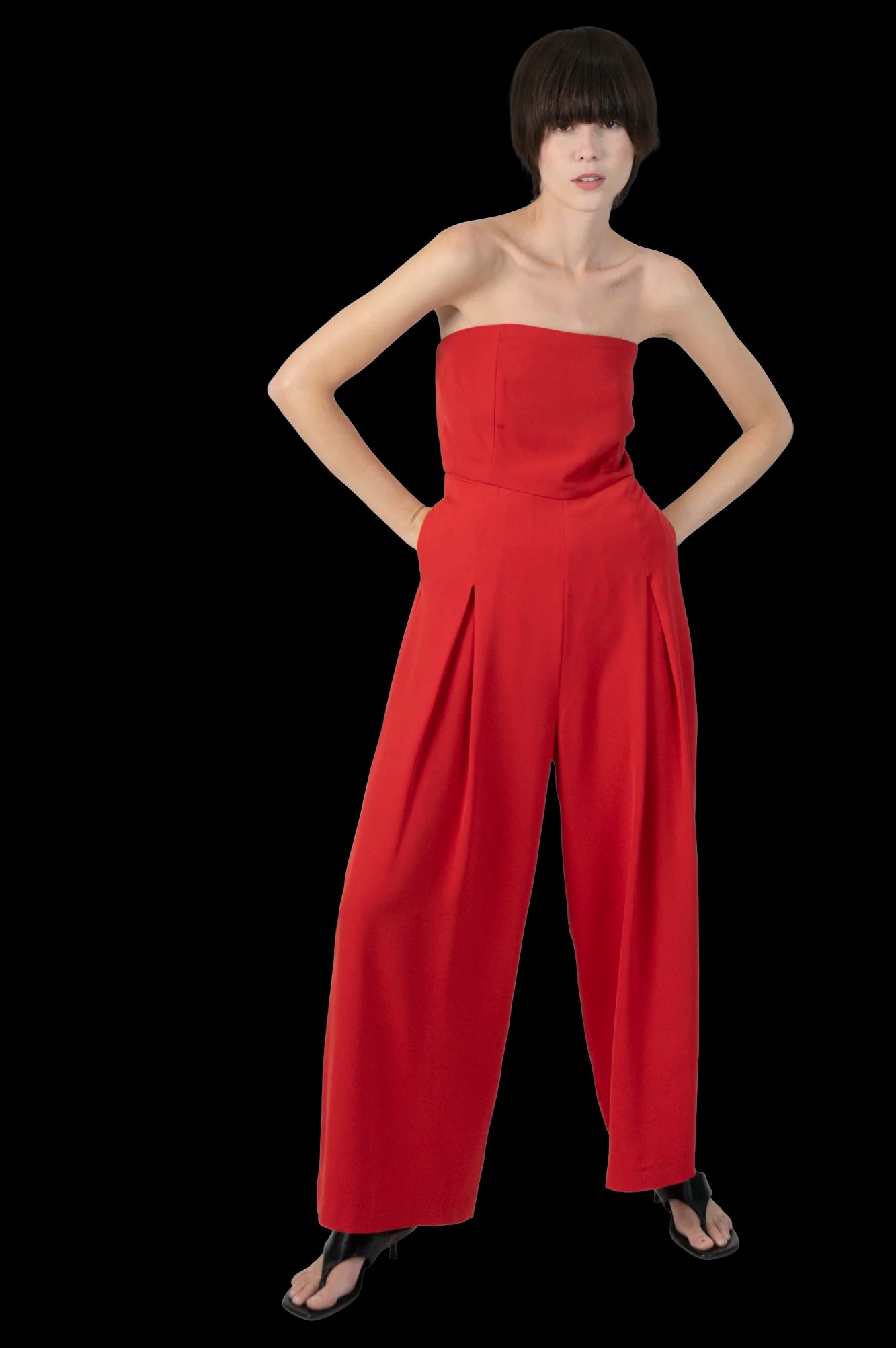 Macacão Vermelho Detalhe