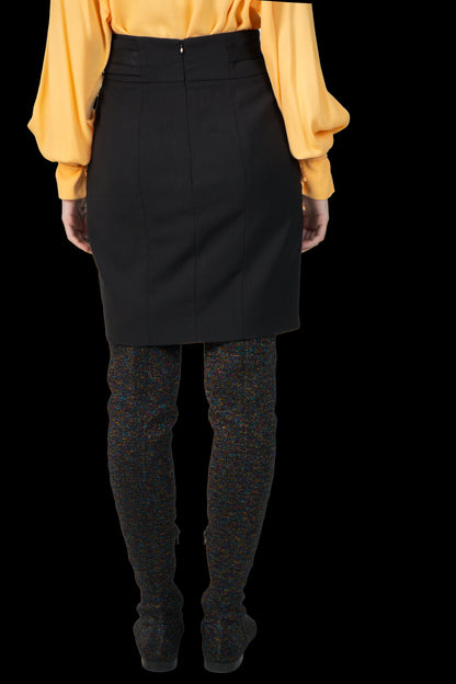 Saia Preta Detalhe Hugo Boss